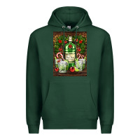 Sports Green gin tonic cocktail Premium Hoodie - AdoDesignShop