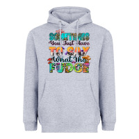 Heather Grey sometimes you just have to say what the fudge Heavyweight Hoodie - Zillion Design Studio