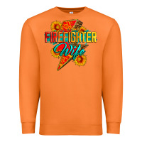 Carrot firefighter wife with lightning bolt Premium Sweatshirt - Zillion Design Studio