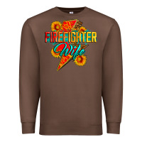 Chestnut firefighter wife with lightning bolt Premium Sweatshirt - Zillion Design Studio