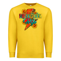 Lemon firefighter wife with lightning bolt Premium Sweatshirt - Zillion Design Studio