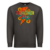 Smoke firefighter wife with lightning bolt Premium Sweatshirt - Zillion Design Studio