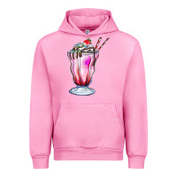 Fuchsia Pink milkshake Urban Hoodie - AdoDesignShop