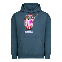 Pigment Midnight Navy milkshake Urban Hoodie - AdoDesignShop