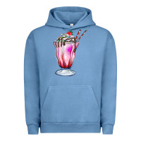 Pigment Pebble Blue milkshake Urban Hoodie - AdoDesignShop
