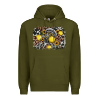 Army Green lacrosse background Premium Hoodie - JahusDesignShop