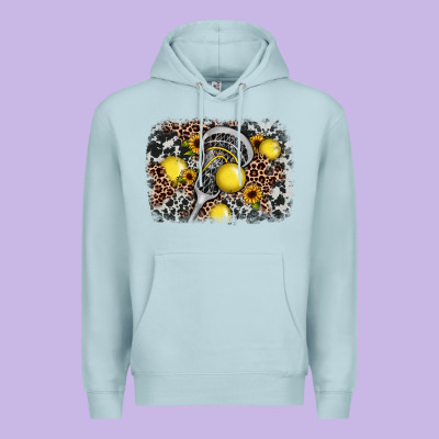 Lacrosse Background Premium Hoodie Designed By Jahusdesignshop
