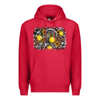 Cardinal lacrosse background Premium Hoodie - JahusDesignShop
