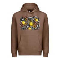 Chestnut lacrosse background Premium Hoodie - JahusDesignShop