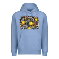 Colony Blue lacrosse background Premium Hoodie - JahusDesignShop