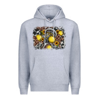 Heather Grey lacrosse background Premium Hoodie - JahusDesignShop