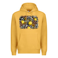 Mustard lacrosse background Premium Hoodie - JahusDesignShop