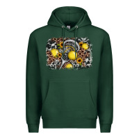 Sports Green lacrosse background Premium Hoodie - JahusDesignShop