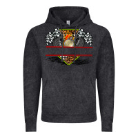 Vintage Black race flag and race equipment Vintage Hoodie - AdoDesignShop