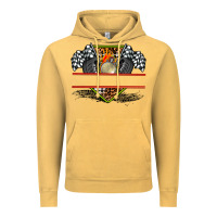 Vintage Mustard race flag and race equipment Vintage Hoodie - AdoDesignShop