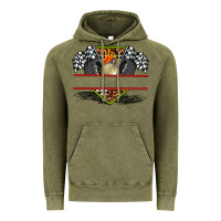Vintage Olive race flag and race equipment Vintage Hoodie - AdoDesignShop