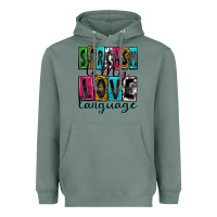 Sage sarcasm is my love language Heavyweight Hoodie - Zillion Design Studio