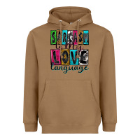 Toasted Coconut sarcasm is my love language Heavyweight Hoodie - Zillion Design Studio