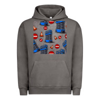 Pigment Tornado scissor lift seamless pattern Urban Hoodie - BundleAndBundleShop