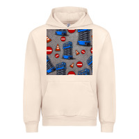 Sandshell scissor lift seamless pattern Urban Hoodie - BundleAndBundleShop