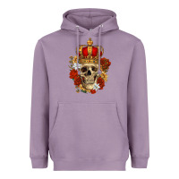 Lavender Skull King Heavyweight Hoodie - RanaPortraitStore