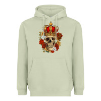 Matcha Skull King Heavyweight Hoodie - RanaPortraitStore