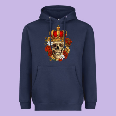 Heavyweight Hoodie Skull King