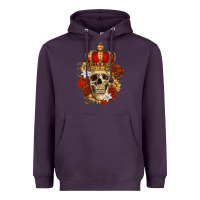 Plum Skull King Heavyweight Hoodie - RanaPortraitStore