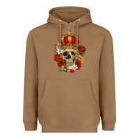 Toasted Coconut Skull King Heavyweight Hoodie - RanaPortraitStore
