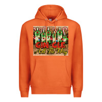 Carrot GIN GLE Christmas gin bottles Premium Hoodie - AdoDesignShop