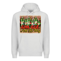 Dove Grey GIN GLE Christmas gin bottles Premium Hoodie - AdoDesignShop