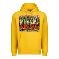 Lemon GIN GLE Christmas gin bottles Premium Hoodie - AdoDesignShop