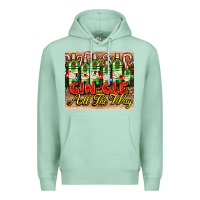 Seafoam GIN GLE Christmas gin bottles Premium Hoodie - AdoDesignShop