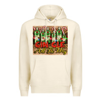 Tofu GIN GLE Christmas gin bottles Premium Hoodie - AdoDesignShop