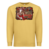Antique Gold all i want for christmas is a cow cowhide Premium Sweatshirt - RanaPortraitStore