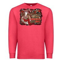 Cardinal all i want for christmas is a cow cowhide Premium Sweatshirt - RanaPortraitStore