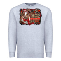 Heather Grey all i want for christmas is a cow cowhide Premium Sweatshirt - RanaPortraitStore