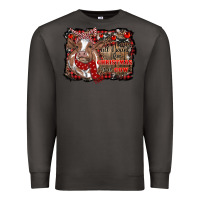 Smoke all i want for christmas is a cow cowhide Premium Sweatshirt - RanaPortraitStore