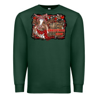 Sports Green all i want for christmas is a cow cowhide Premium Sweatshirt - RanaPortraitStore