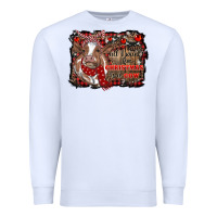 White all i want for christmas is a cow cowhide Premium Sweatshirt - RanaPortraitStore