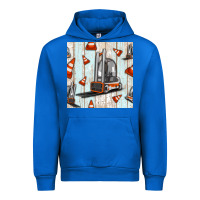 Cobalt forklift seamless pattern Urban Hoodie - BundleAndBundleShop