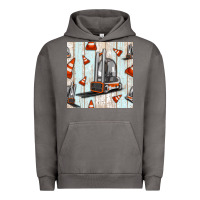 Pigment Tornado forklift seamless pattern Urban Hoodie - BundleAndBundleShop