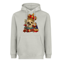 Moon Dust Skull With Crown Heavyweight Hoodie - RanaPortraitStore