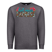 Charcoal Heather hot mess express Premium Sweatshirt - texasbilliewilder