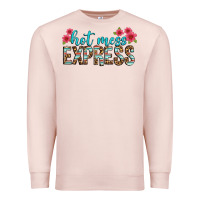 Pale Pink hot mess express Premium Sweatshirt - texasbilliewilder