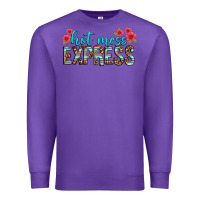 Purple hot mess express Premium Sweatshirt - texasbilliewilder