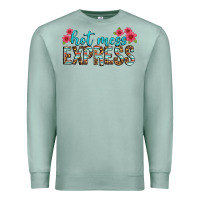Seafoam hot mess express Premium Sweatshirt - texasbilliewilder