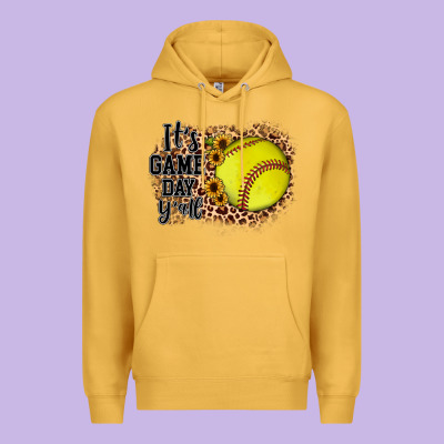 It's Game Day Y'all Premium Hoodie Designed By Jahusdesignshop
