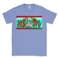 Colony Blue flamingo mom license plate Classic Tee - BarkalooDesign