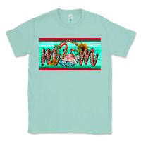 Seafoam flamingo mom license plate Classic Tee - BarkalooDesign